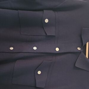 Olsen New Navy Button-Down Cardigan . No tag- never worn. Classic design